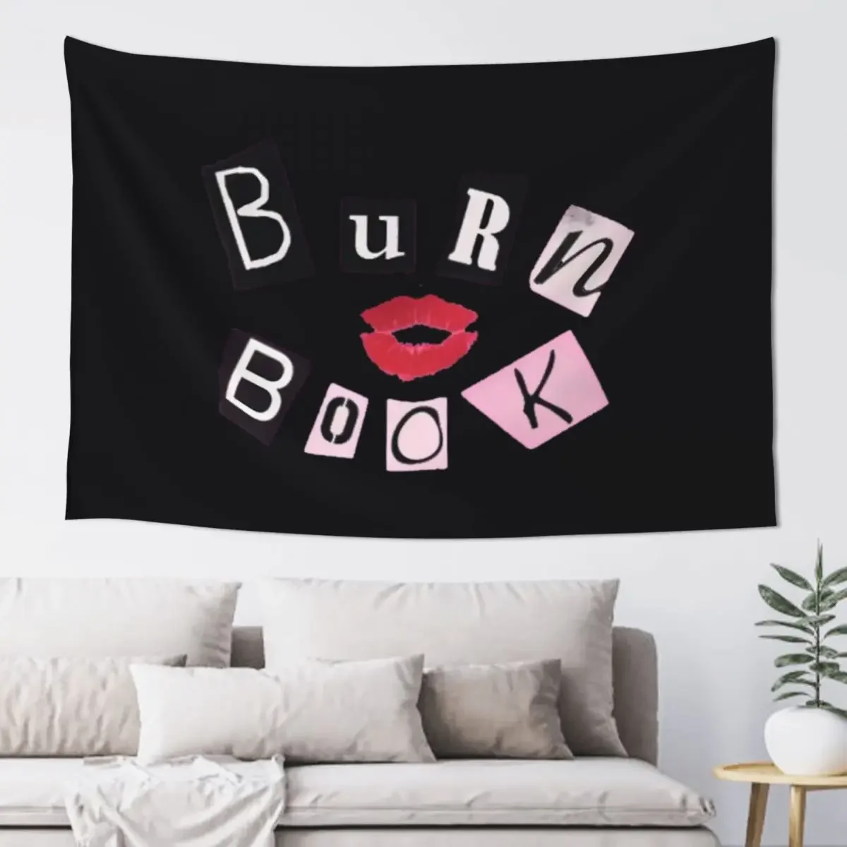 Burn Book Tapestry Decor Home Decoration Room Carpet Wall Tapestry