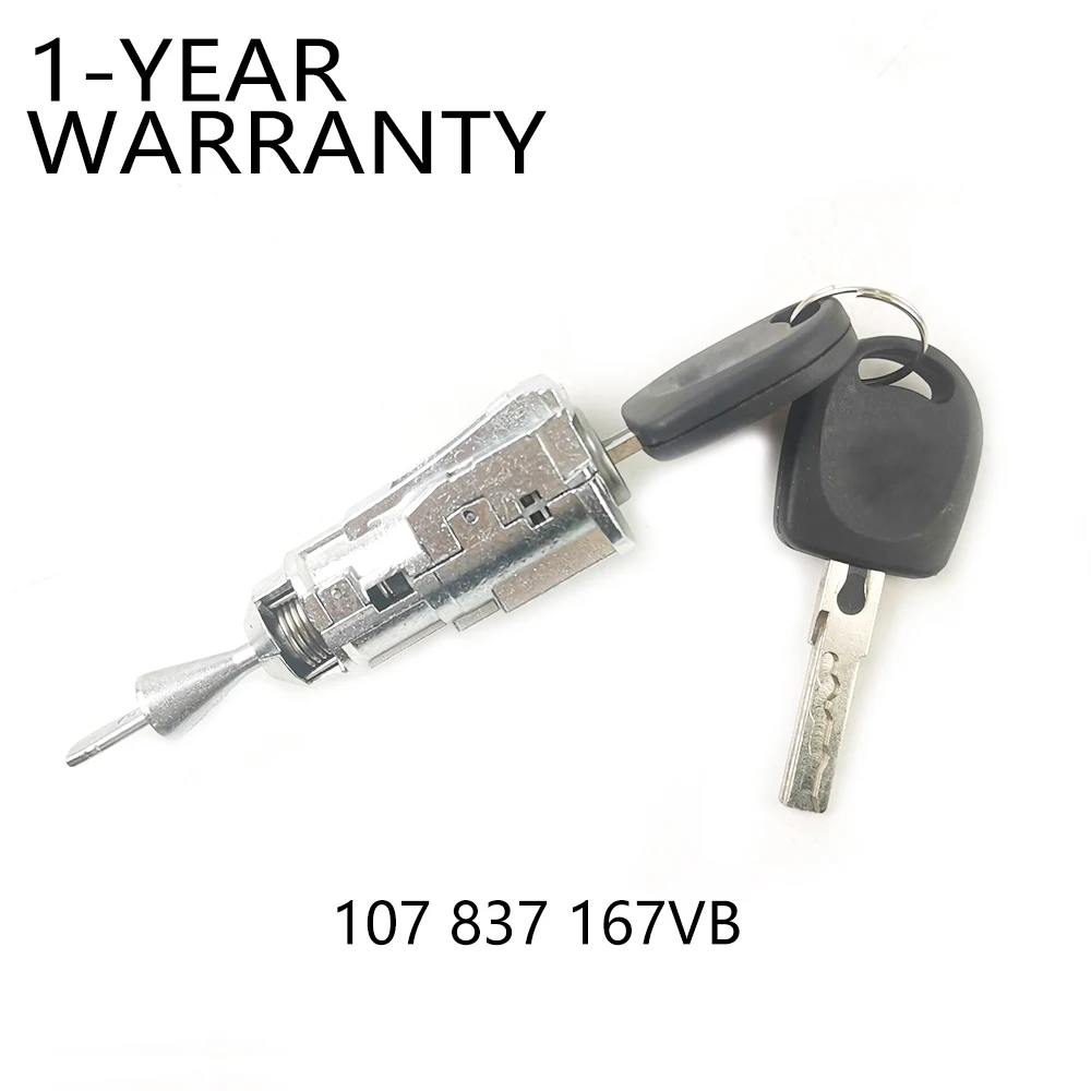 

Left Door Lock Cylinder Door Lock Core With key and case 107837167VB for VW Tiguan