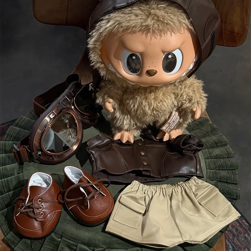 

38cm The Monster Accessories For Labubu Gigante Set Vinyl Doll Time To Chill Children'S Doll Flip With Me Merchandise Mokoko Set