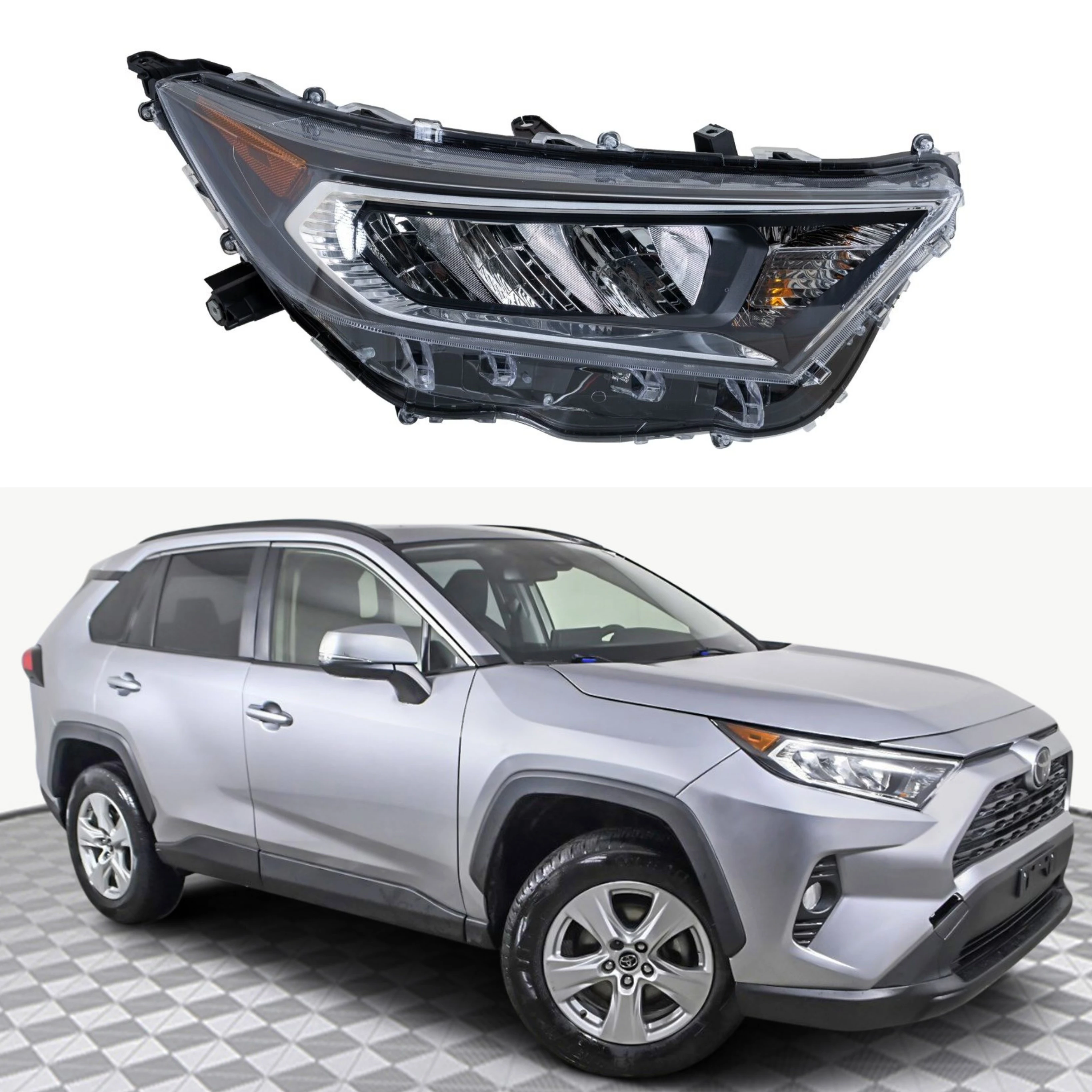 Car Body Kits Led Head Lamp W/drl LE XLE For Toyota rav4 headlight 2019 2020 2021 OEM 81110-0R140