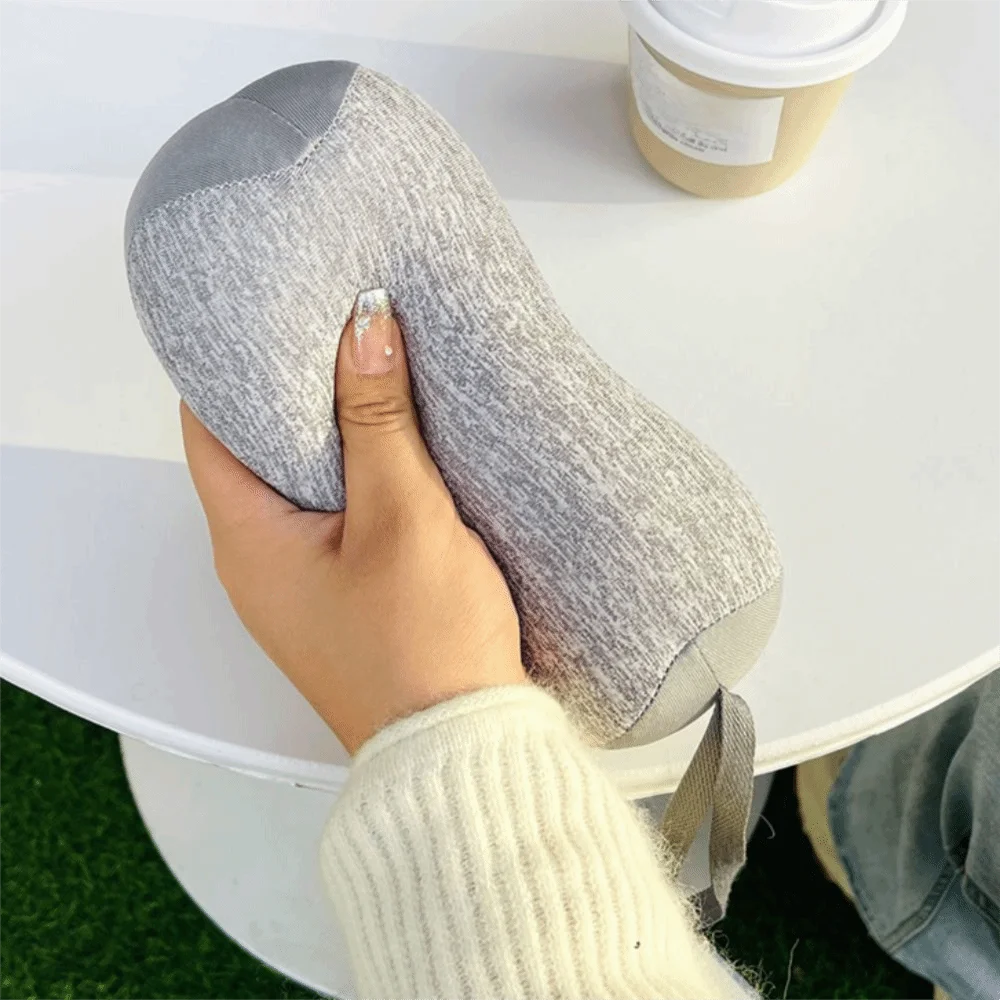 Soft Mini Neck Pillow High Rebound Breathable Nap Pillow Anti-wrinkle Preventing Shrinkage Office Sleeping Pillow Outdoor