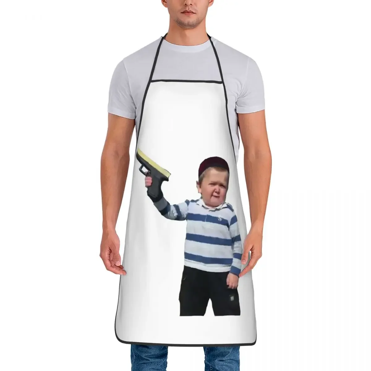 Unisex Hasbula Hasbulla Magomedov2 Apron Adult Women Men Chef Tablier Cuisine for Kitchen Cooking Hasbulla Painting