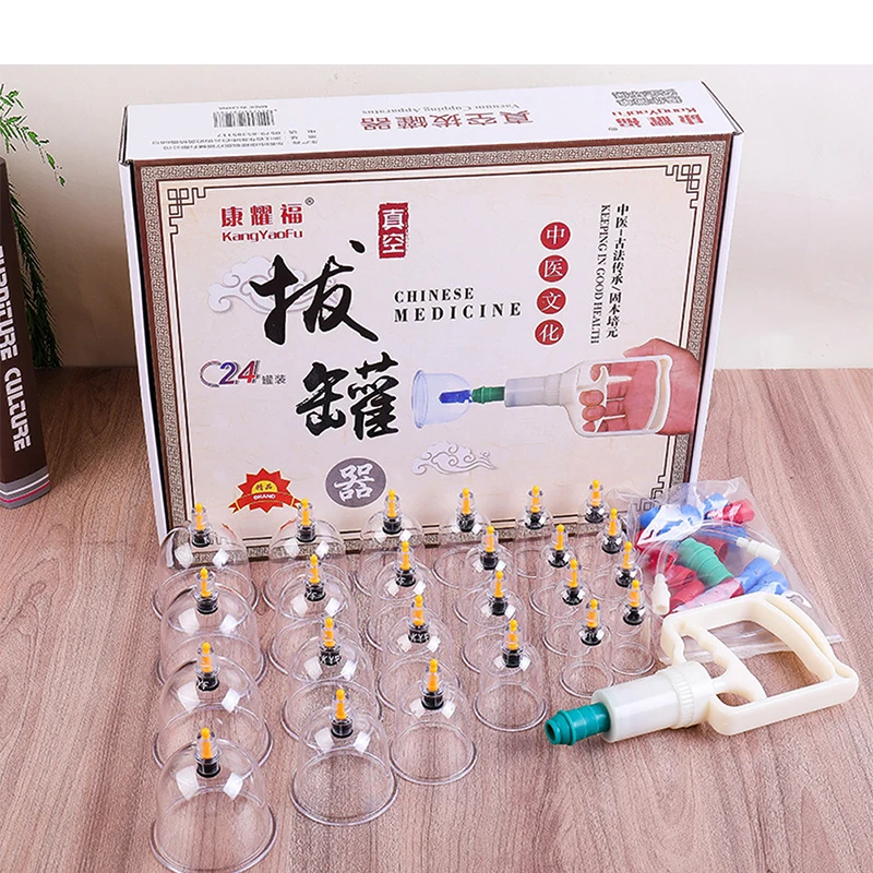 1pcs Cupping Set Professional Chinese Acupoint Cupping Therapy Sets, Suction Hijama Cupping Set with Vacuum Magnetic Pump