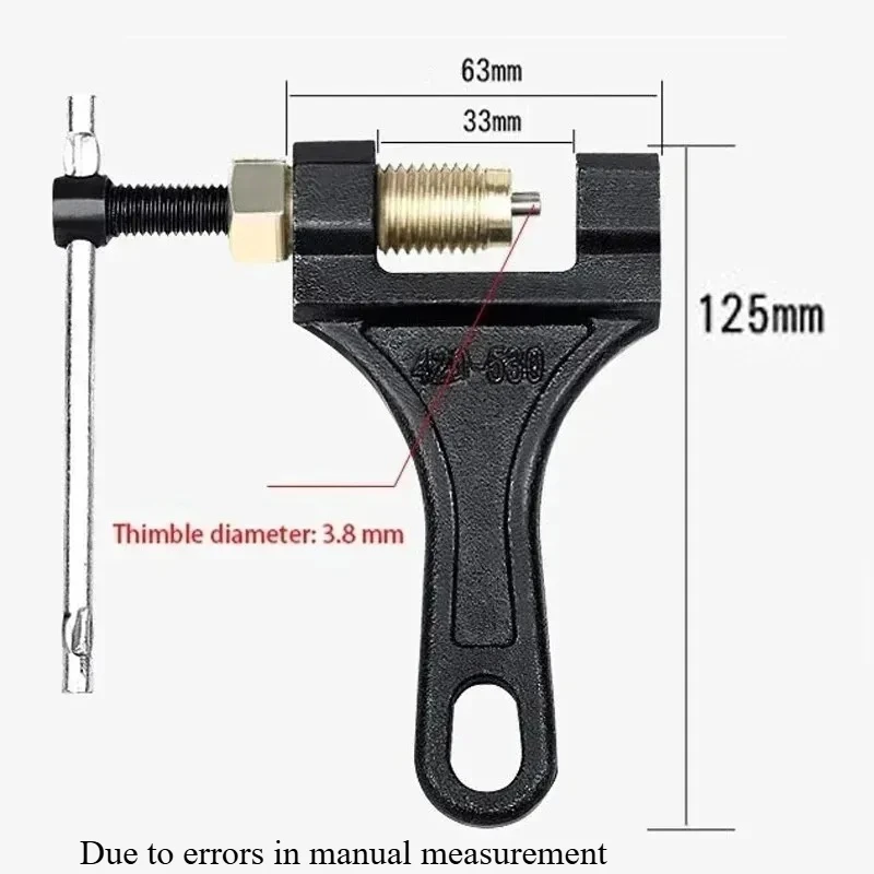 Motorcycle Chain Breaker Chain Link Removal Separato Hot Motor Chain Breaker Riveting Tool 420-530 Motorcycle Parts Repair Tool