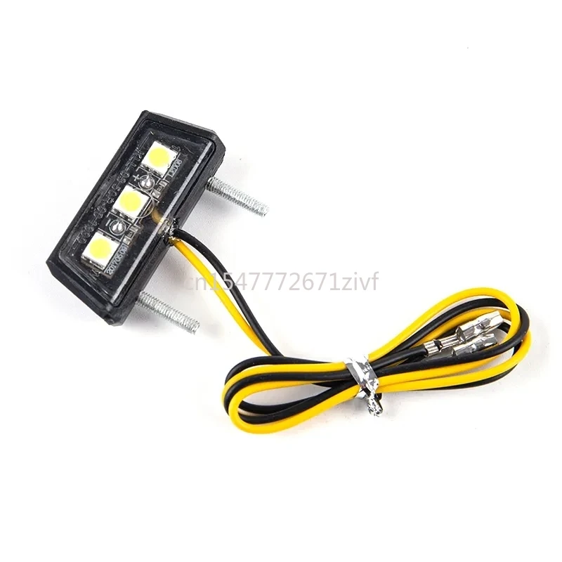 

12v Motorcycle License Plate Light Light Emitting Diode Lamp Waterproof Motorcycle License Plate Light