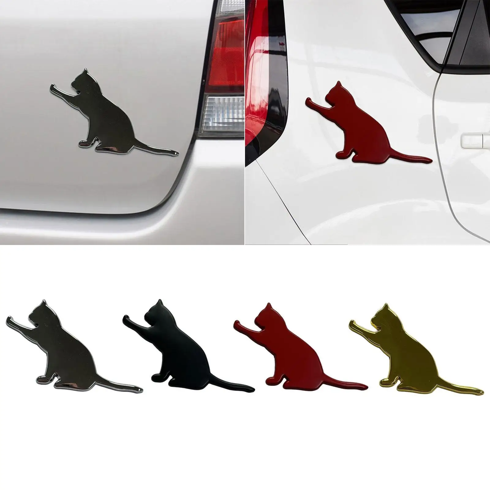 

Cat Car Sticker Versatile Cute Animal Auto Decal for Auto Trucks Bumper