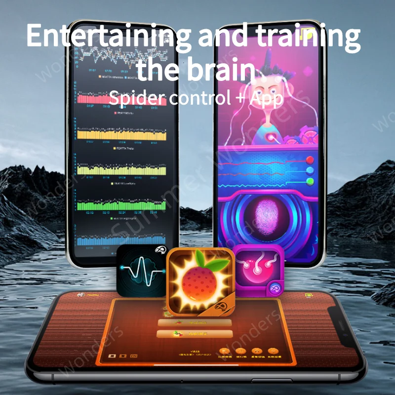 New Brainlink SE Brainwave Spider Toys Long Endurance Mindwave Headband Mind Control DIY Kit Steam Education Set for Children