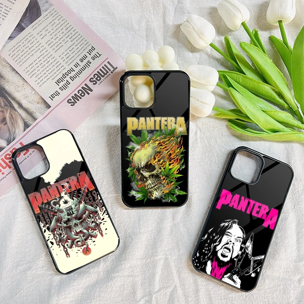 Pantera Cowboys From Hell Phone Case for Iphone 16 15 14 13 12 11 Pro Max Mini 8 Plus Se Xr X Xs Fundas Shell PC+TPU Cover