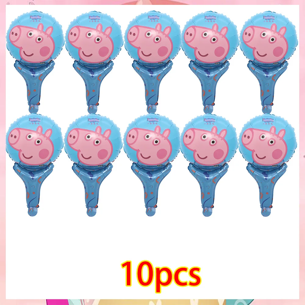 Cartoon Rosa Peppa Pig Geburtstagsparty Dekorations-Set George Pig Partyzubehör Teller Kindergeburtstag Geschenke Babyparty – Detail 18