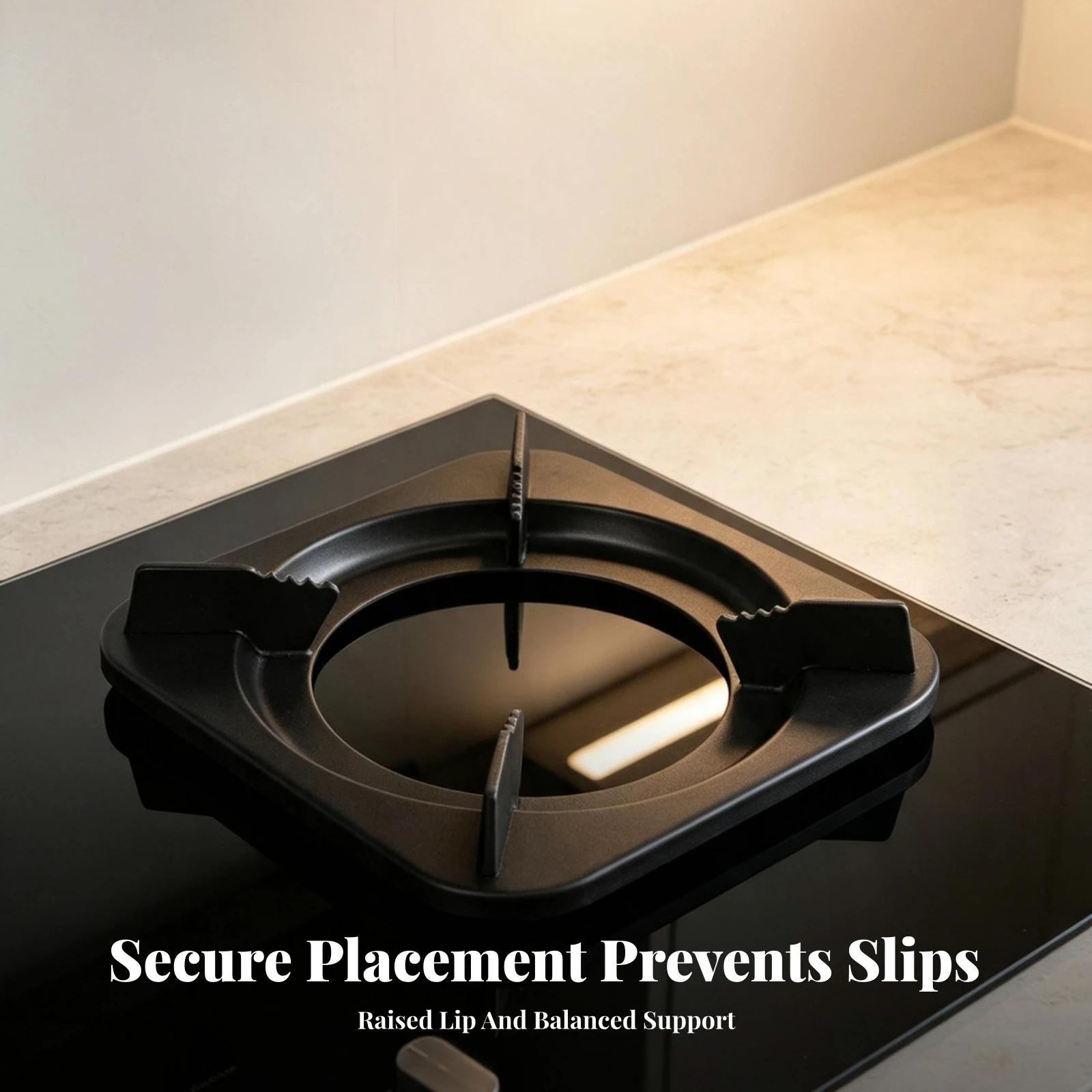 Gas Cooktop Support Rack Stable Burner Stand with Raised Prongs Cooktop Trivet with Prongs Sturdy Burner Grate Support Rack