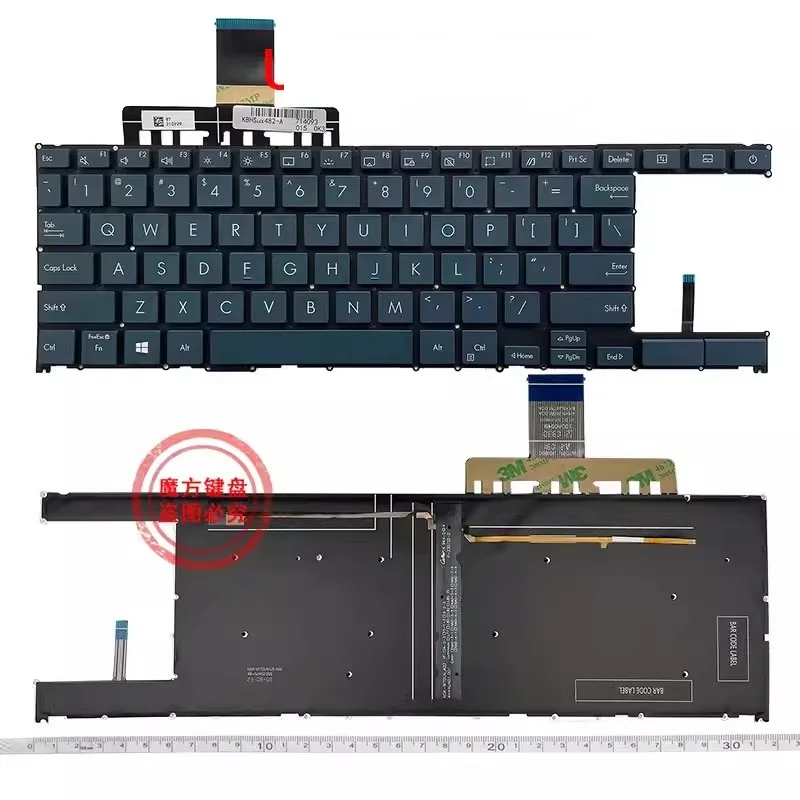 

New US Keyboard Backlight for ASUS X2Duo UX482 UX482F UX482FL UX4100EA UX4100E UX482EA UX8402ZE English Keyboard