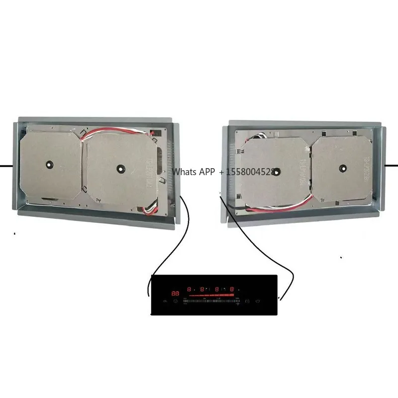 Burners Hidden Slate Cooktop Built-in Stove With EU US AU Plug For Home Commercial Kitchen Use