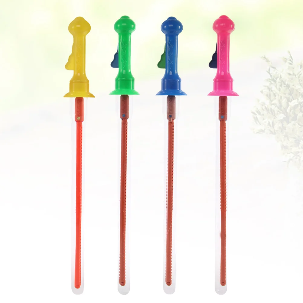 4Pcs Western Sword Bubble Stick Premium Material Safe Funny Kids Playing Thanksgiving Christmas Indoor Outdoor Activities