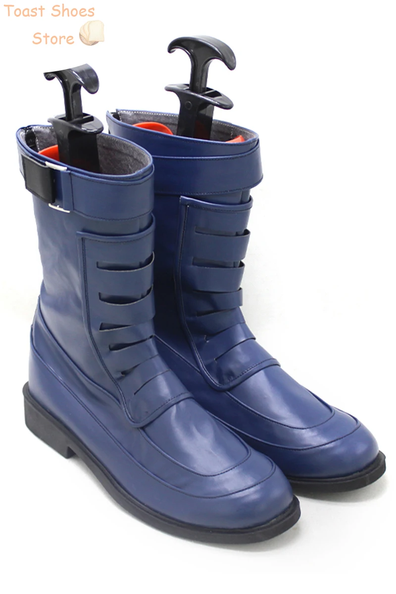 Christopher Smith Cosplay Sapatos, Peacemaker Prop, Sapatos de couro PU, Botas de Carnaval de Halloween