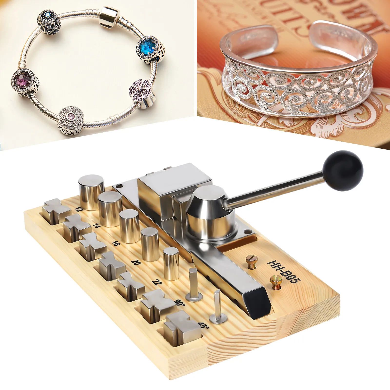 

Manual Ring Bending Machine Jewelry Forming & Shaping Tool Kit for Gold Silver Copper Rings DIY Jewelry Making