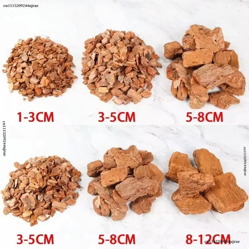 500g Fermented Organic Pine Bark Nuggets, Natural Soil Amendment for Garden, Orchid, Succulent, Bonsai & Blueberry Cultivation