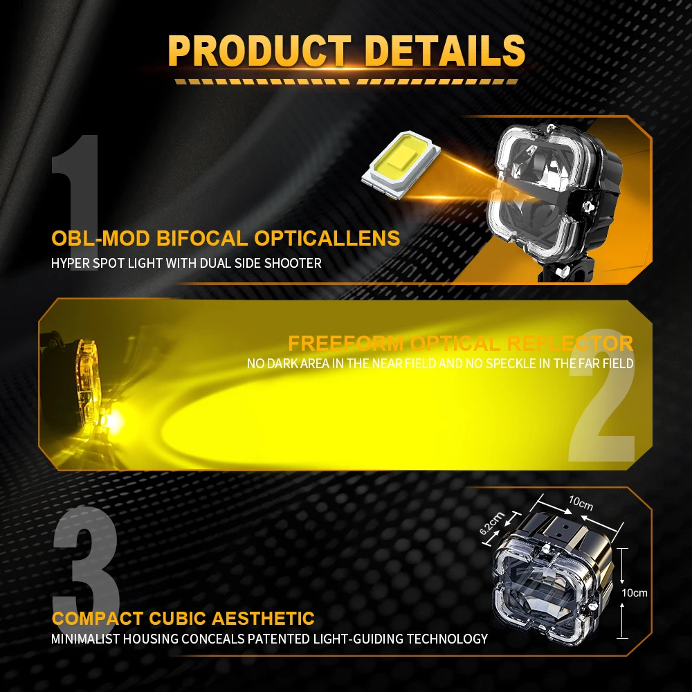 Motorcycle LED Auxiliary Lamp - Tablet Accessories Aesthetic ulasan dan harga