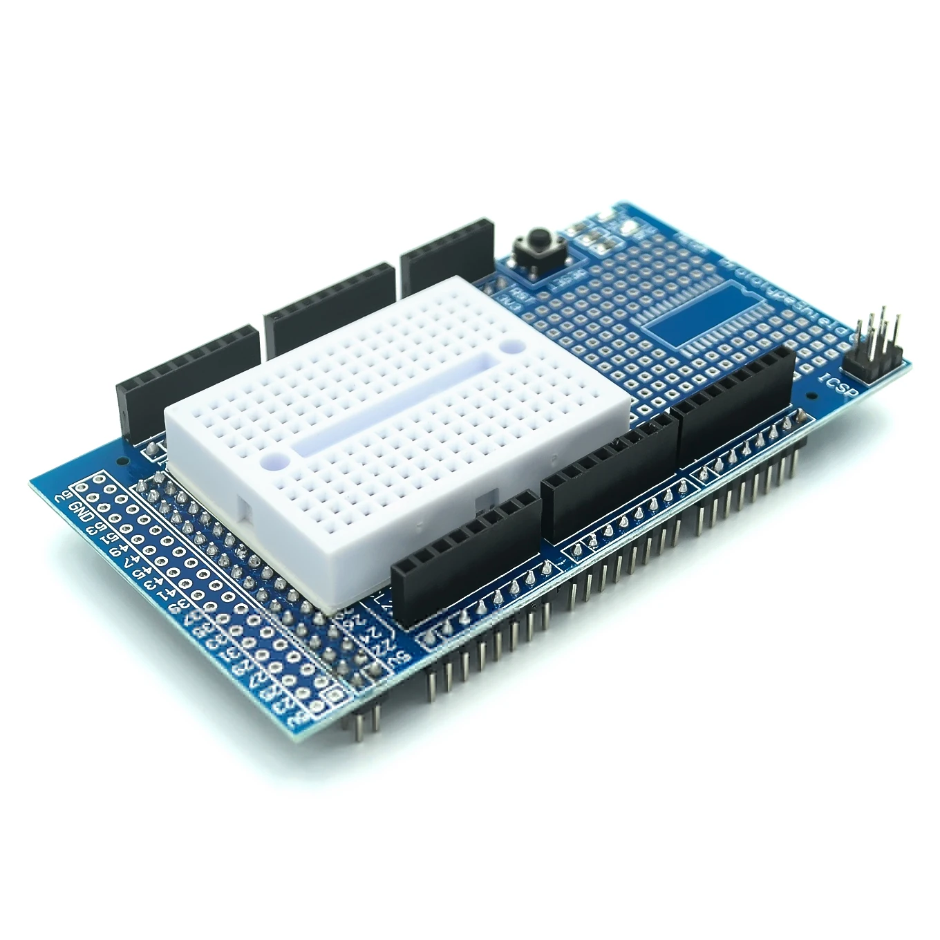 MEGA 2560 R3 Proto Prototype Shield V3.0 Expansion Development Board + Mini PCB Breadboard 170 Tie Points for arduino