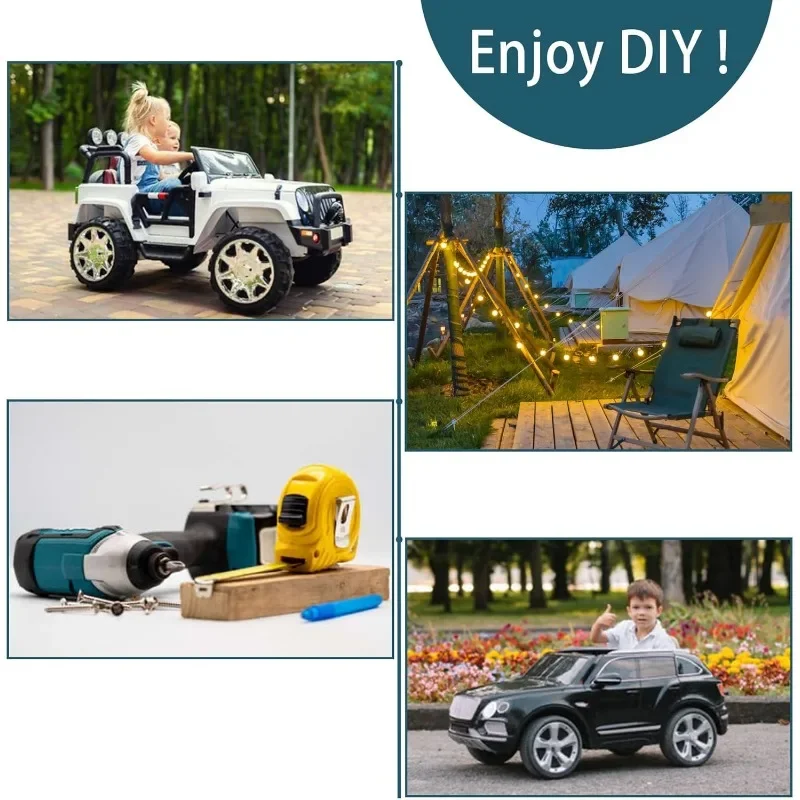 外部バッテリーアダプターコンバーター、電気延長キット、電動工具ボックス、modプラグ、アクセサリー、マキタmt、14v、18v、diy