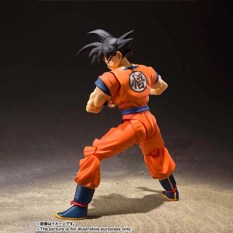 Figurine de Dessin Animé Dragon Ball Z Shf Son Goku 2.0, Collection de Cheveux Noirs, Modèle d'Action, Jouets pour Garçons, Cadeau pour Enfants