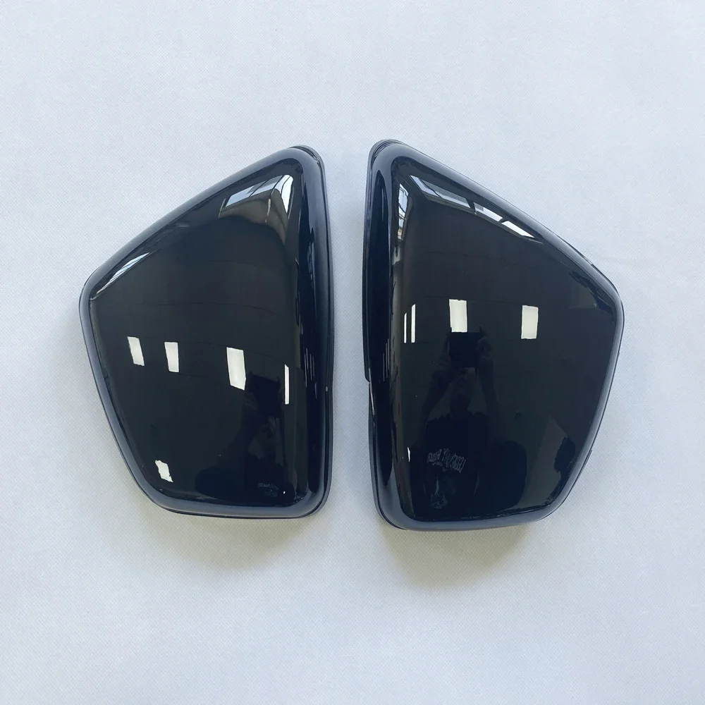 

Motorcycle Bright black Battery Fairing Cover Right Left Side Protector For Yamaha XV700 750 1000 1100 Virago 1984-Up Moto Parts