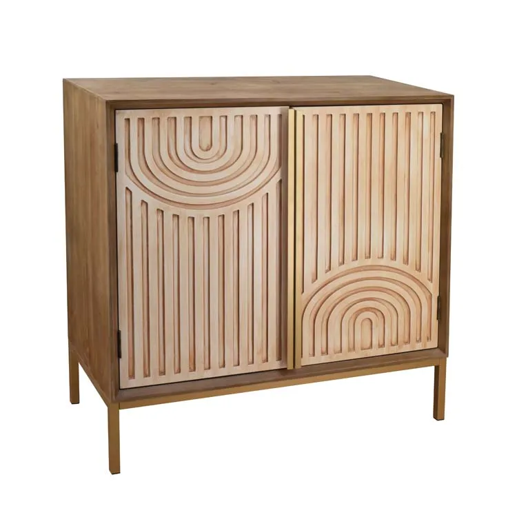 

New Design Modern Black Sideboard Cabinet Home Decoration Wooden And Iron Modern Living Room Cabinet Design