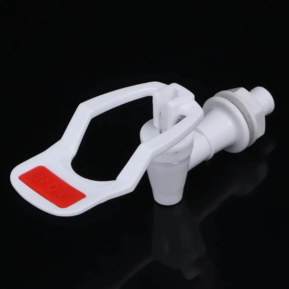 1/2Pcs Replacement Parts Water Dispenser Faucet Red Hot Blue Cold Water Tank Drinking Fountain Valve Push Type Plastic
