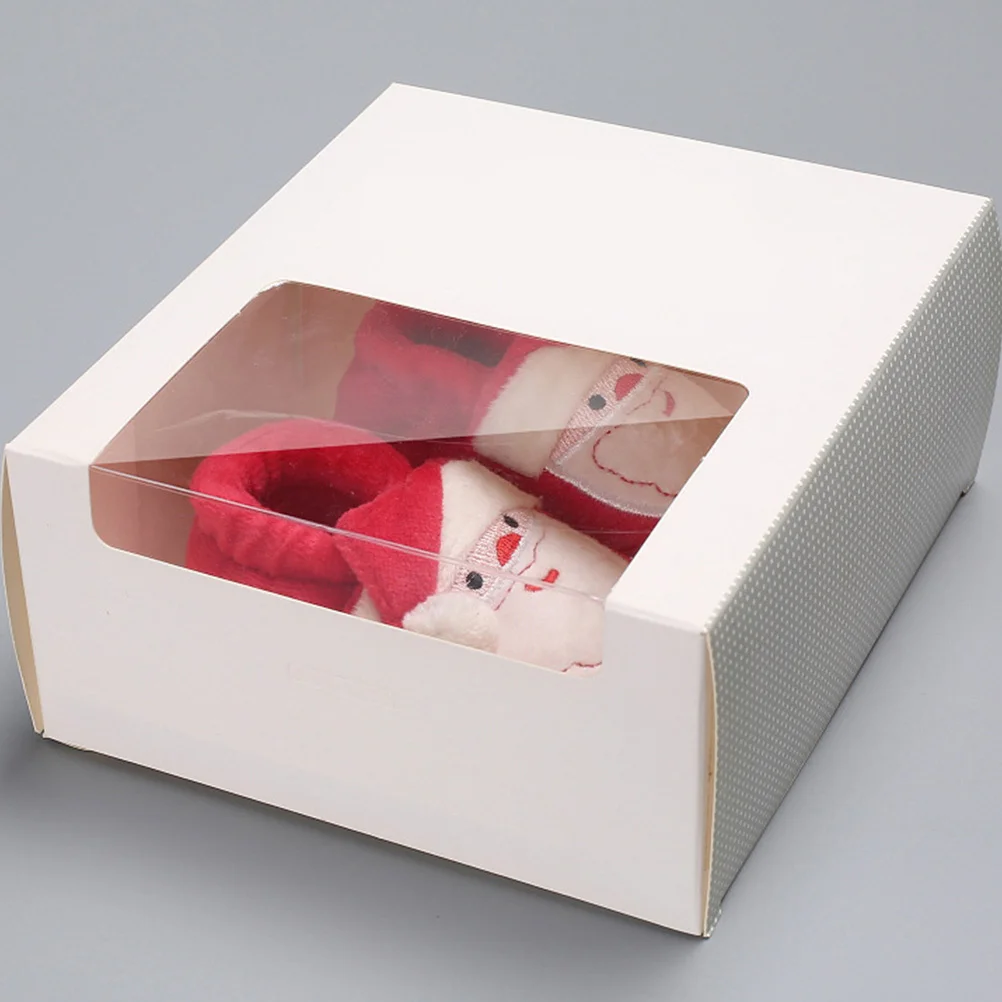 

1Pair Cotton Baby Shoes Soft Bottom Winter Floor Shoes for Newborns Toddlers Prewalkers Christmas Design Comfortable Walking Aid