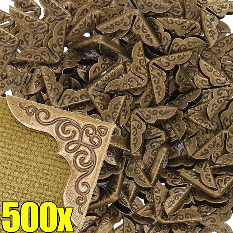 Metalowa książka Scrapbooking Ochraniacze narożników Album Menu Zdjęcie Retro Ochraniacze narożników DIY Dekoracja Rzemiosło Domowe materiały biurowe