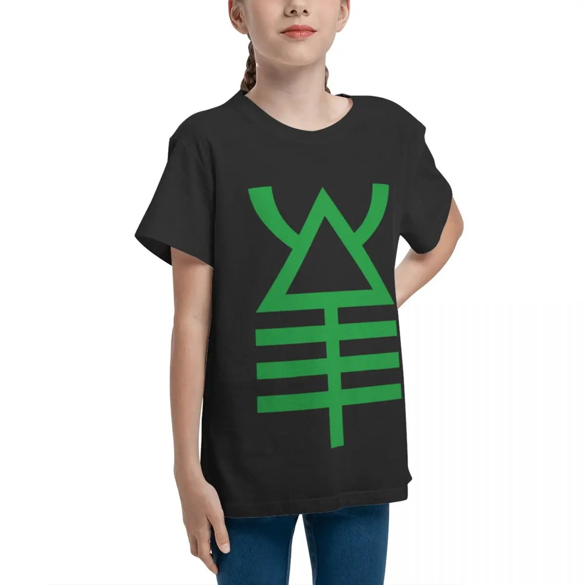 Teenagers Striking Scorpion Shrine Rune Tri Blend For Basic Short Sleeve T-Shirt Novelty Harajuku Top tee Classic High quality