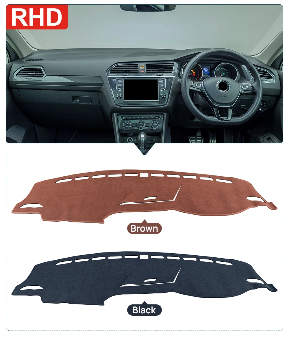 Für Volkswagen VW Tiguan MK2 R-Line 2016 2017 2018 2019 2020 2021 2022 2023 Auto Dashboard Matte Sonnenschutz Abdeckung Zubehör – Detail 7