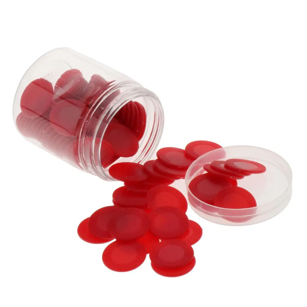 Juego de Bingo de plástico de 23mm, fichas de póker, juegos de mesa, marcadores, fichas, juguete de conteo