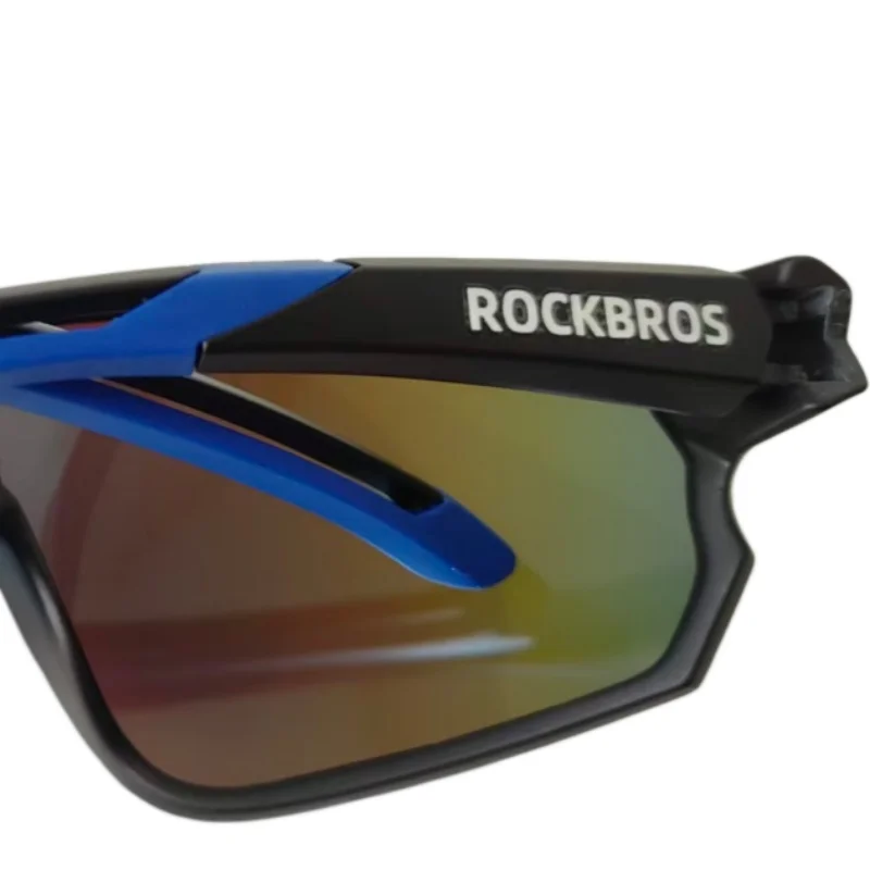 ROCKBROS Bestseller Fahrradbrille UV400 Anti-Beschlag REVO-Gläser HD-Klarheit CE/ANSI-Zertifiziert Cateye-Design MTB/Rennrad – Detail 13