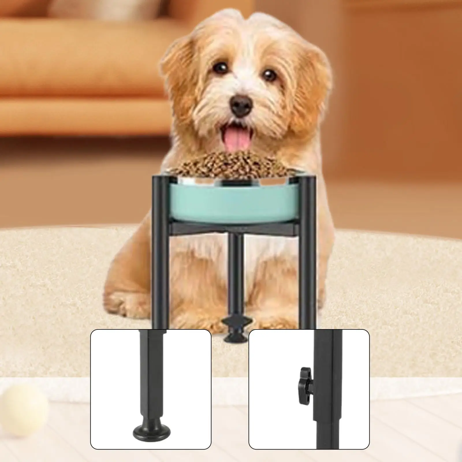 

Dog Bowl Stand Keep Firm Raise Pet Dishes for Large Dogs for Outdoors