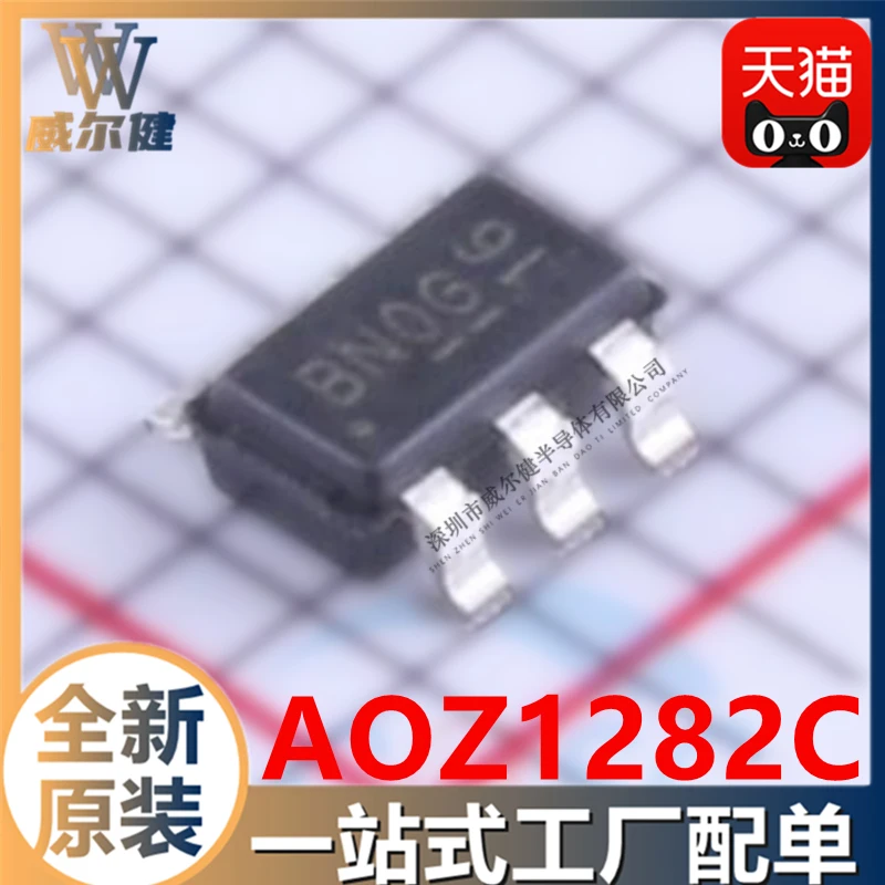 Free shipping  AOZ1282CI SOT23-6 DC DCIC  BN0G   10PCS