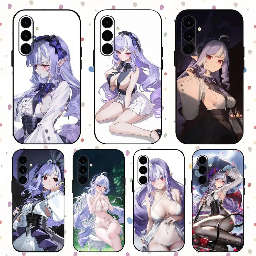 Vivian Zenless Zone Zero Phone Case For Samsung Galaxy S26 S25 S24 S23 S22 S21 Plus Ultra Fold A Soft Black
