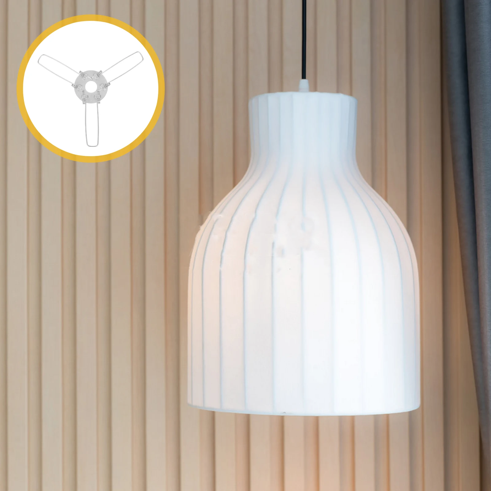 5 szt. Klipsy sprężynowe do głowicy lampy, ocynkowane żelazo, regulowane klipsy adapter do lamp wiszących, kinkietów i opraw oświetleniowych