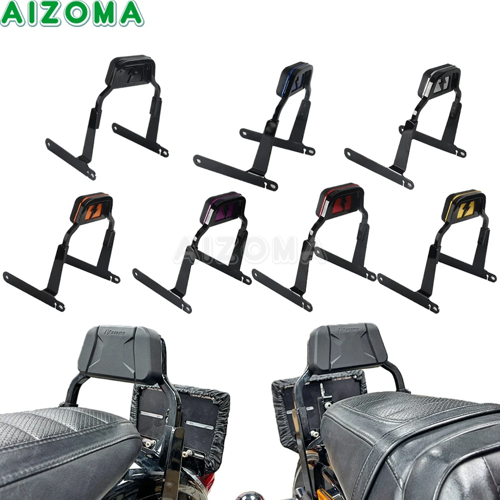 

Motorcycle Rear Passenger Detachable Backrest Sissy BarWith Pad For Harley Dyna Super Glide FXD FXDI Custom FXDC FXDCI CVO FXDSE