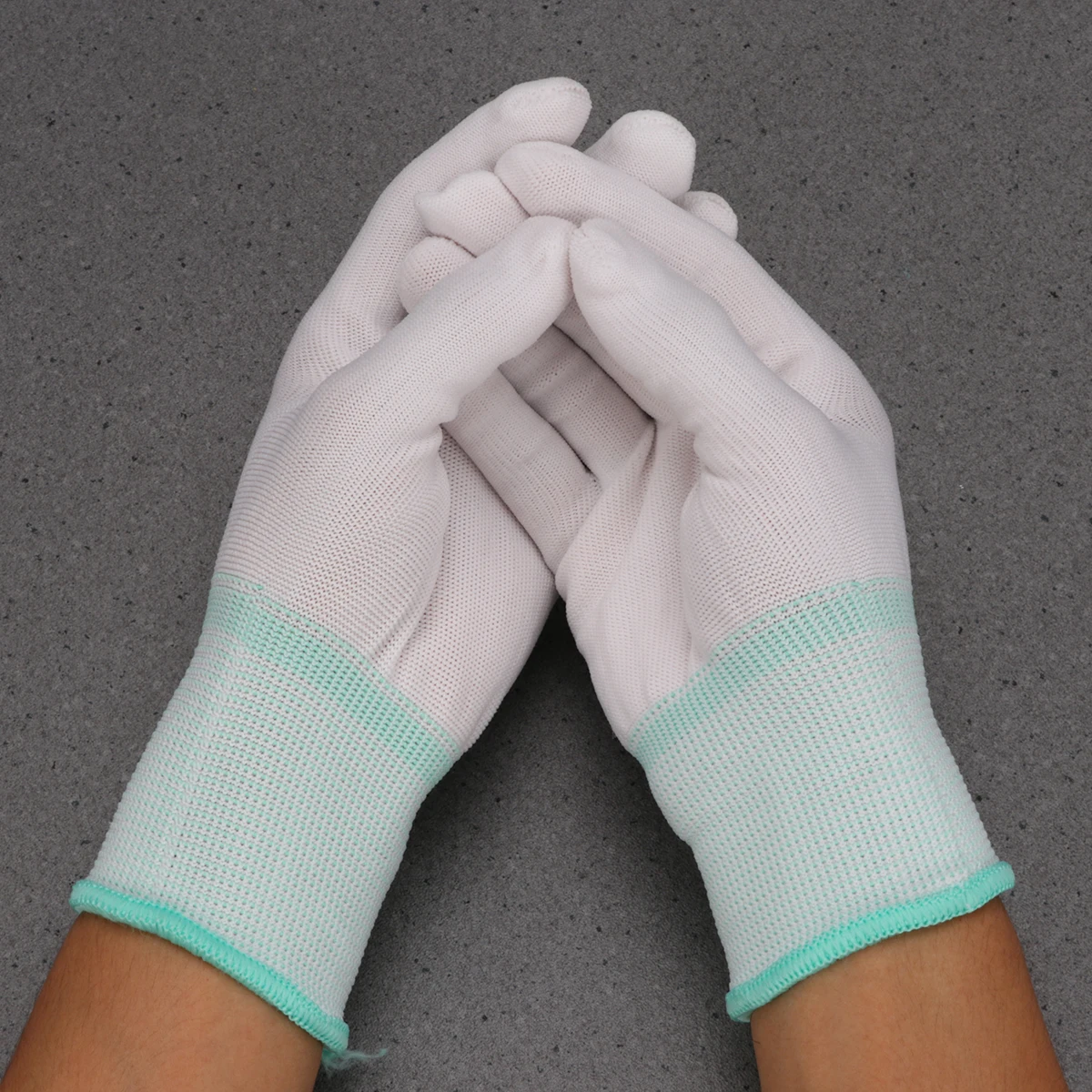 

24pcs Anti-Static Cut Resistant Gloves Safety Protective Durable Nylon Gloves For Gardening Slicing Wood Carving Comfortable