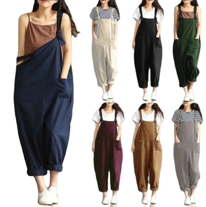 Special Women Jumpsuits Portable Casual Suspenders Skin-friendly Straps Design Jumpsuits for Dating