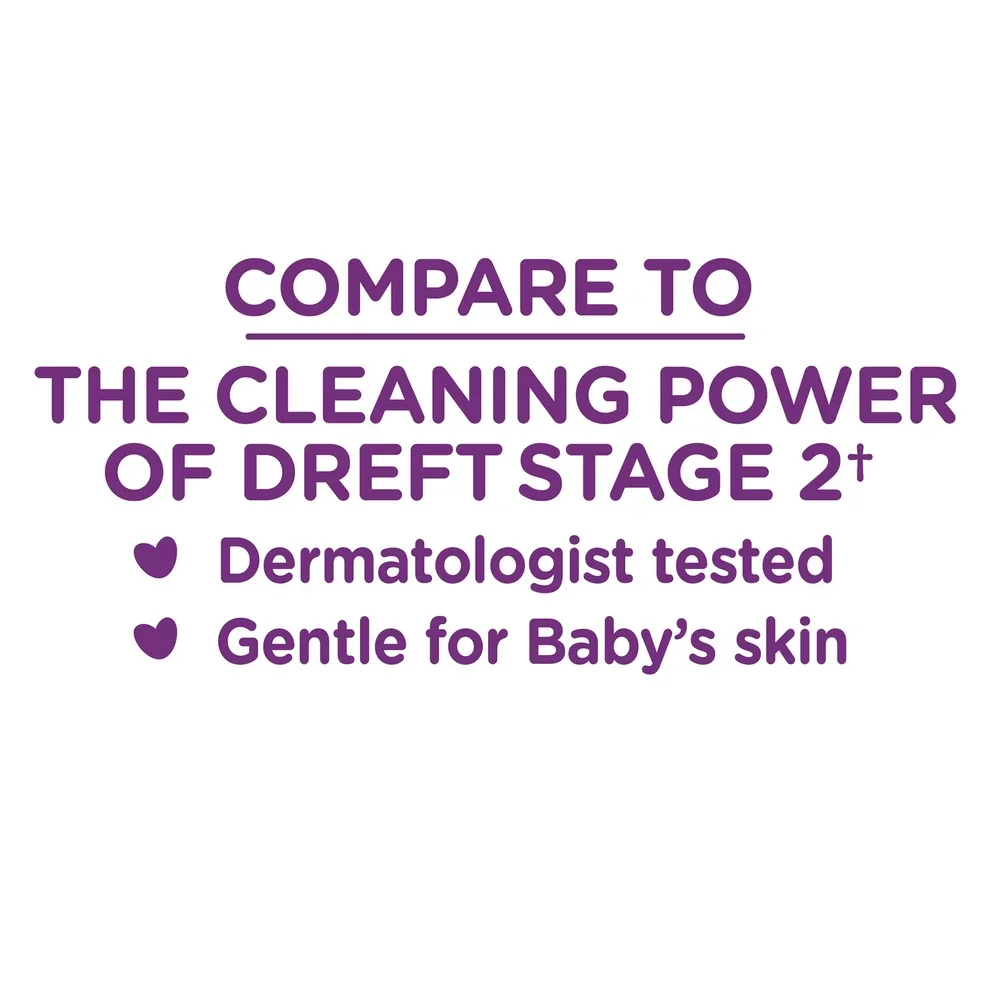 

Baby Laundry Detergent Hypoallergenic Sensitive Skin 64 Loads 92 fl oz Tough Stains Gentle Formula Dermatologist Tested Safe