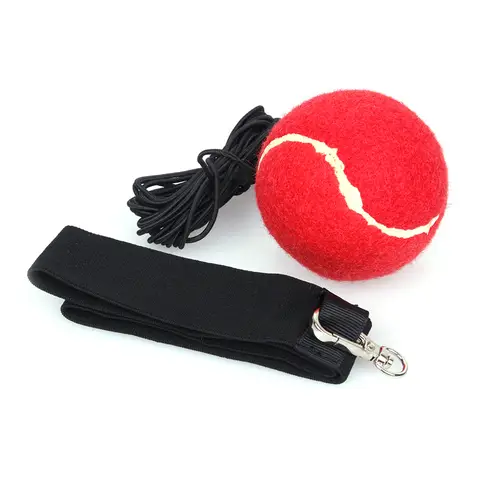 Tennis Rope Single Player Training Tennis Ball Rebounder Practice Elastic Ball Sparring Swinging Ball High Bounce Durable Tennis