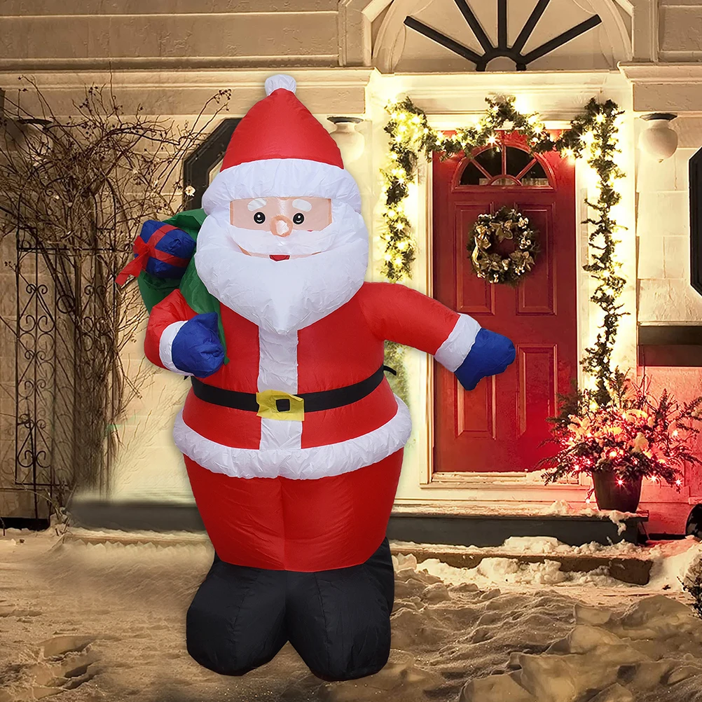 

Inflatable Santa Christmas Inflatable Santa for Christmas Outdoor Decoration Garden Ornament Party Supply Festive Decor