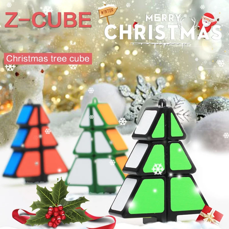 

Fun Kids Toy Hanging Small Gifts Children's Educational Toys Christmas Tree Cube 1x2x3 Cubo Magico Toy Christmas Children Gift