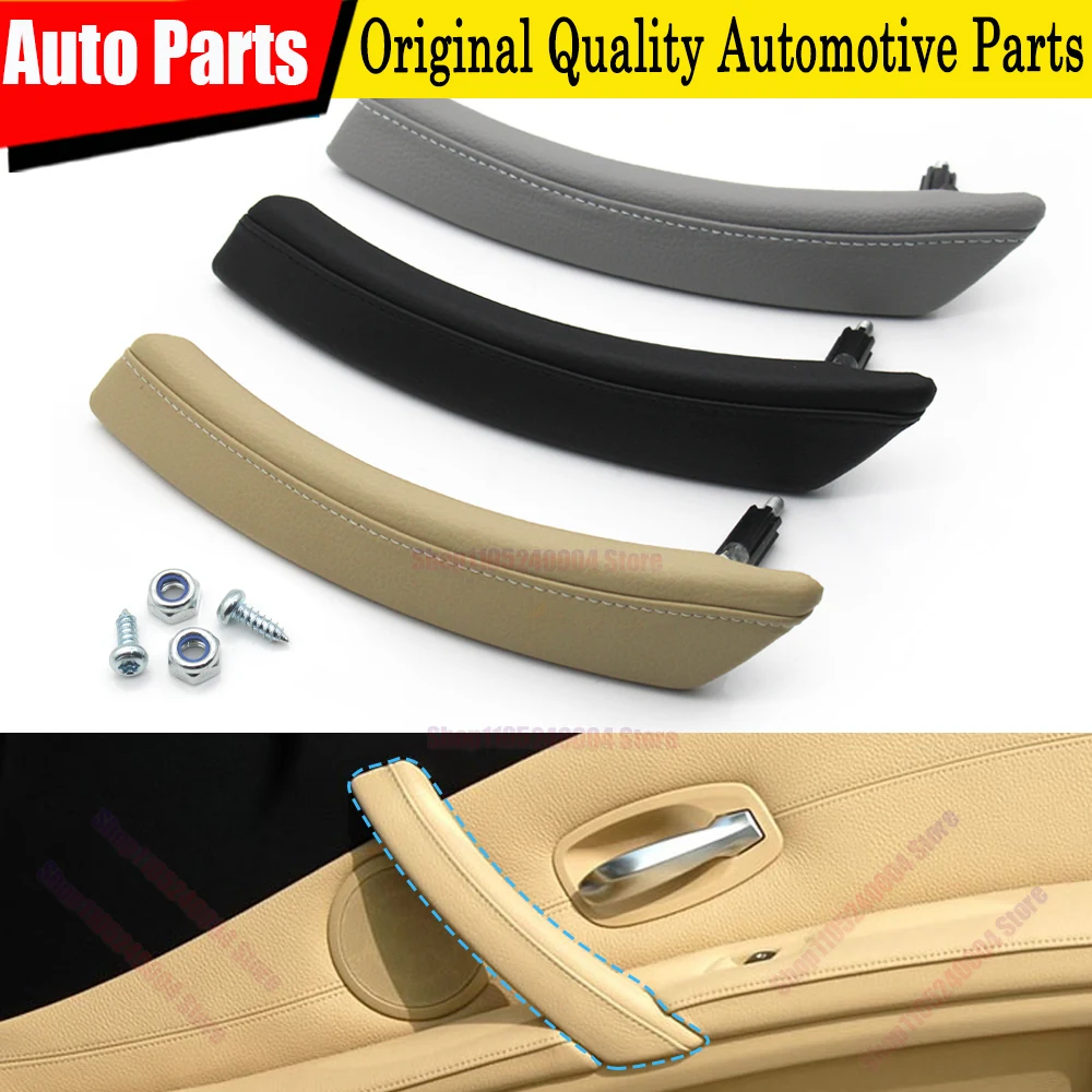 LHD RHD Car Interior Front Rear Left Right Door Inside Handle Assembly Set For BMW 5 Series E60 E61 2006 2007 2008 2009 2010