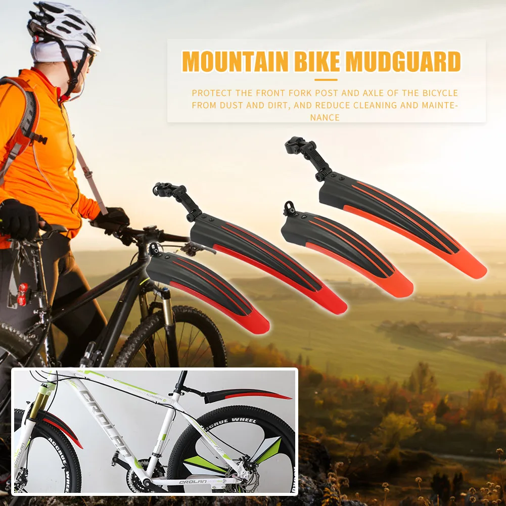 2 Stück Fahrrad-Schutzbleche für Mountainbikes und Rennräder, Hinterer Schmutzfänger für Fahrrad-Zubehör – Detail 3