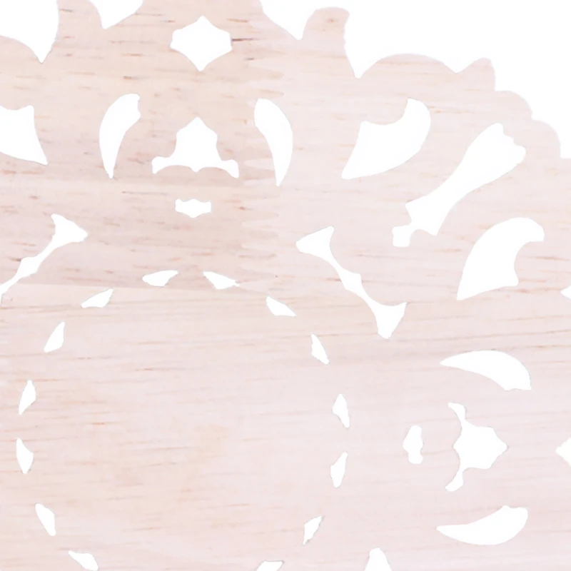 Lotes de madeira esculpida longa onlay apliques sem pintura flor paredes armários porta decoração tipo: 15cm tipo a