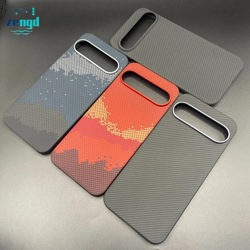 

For Google Pixel 9 Pro XL & 9 Pro Ultra-Slim Kevlar Aramid Fiber Magnetic Case Shockproof