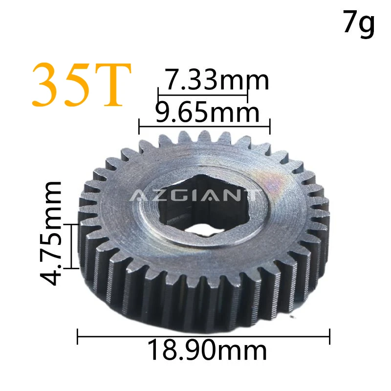 AZGIANT 35T for Toyota Highlander Kluger MK1 Professional Exterior Side Mirrors Fold Rearview Motor Internal Repair Gear 4/10pcs