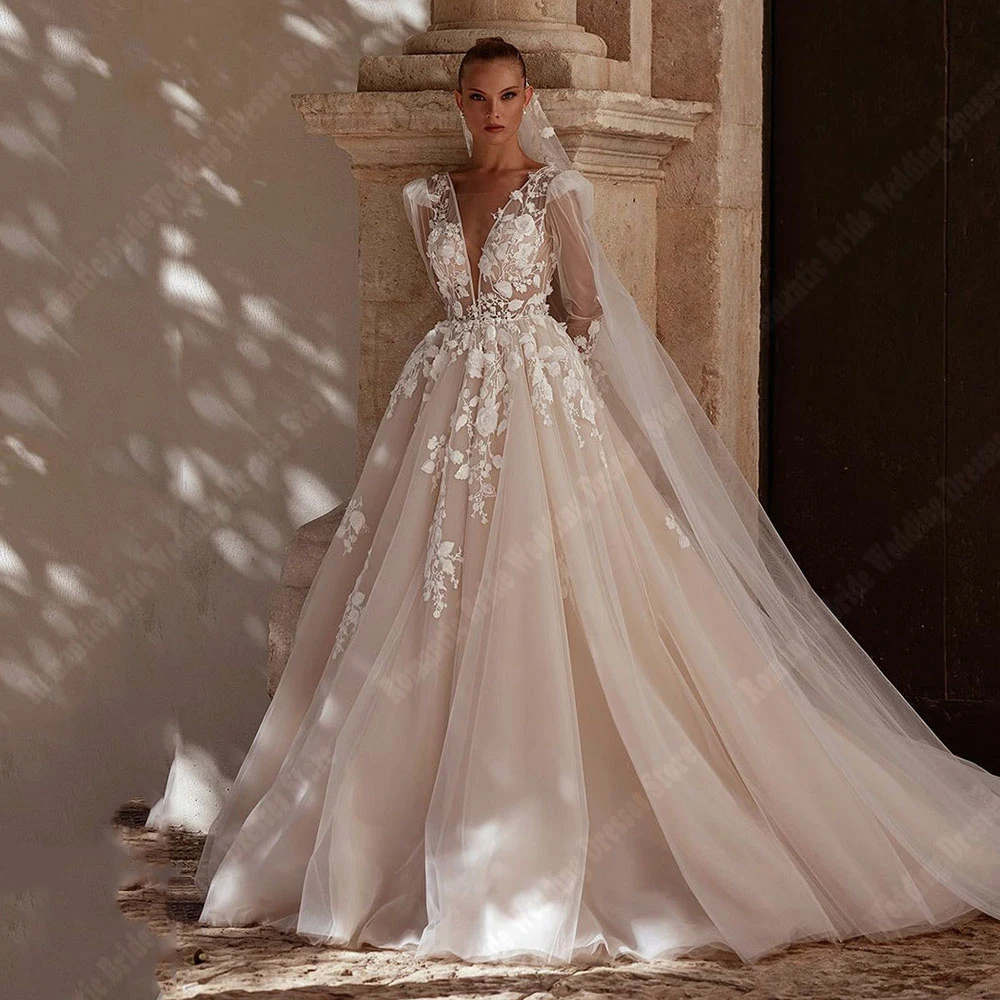 christian engagement dress for bride White Christian Wedding Skirt with Lace Embroidery Border-HC24087 XL main image 0